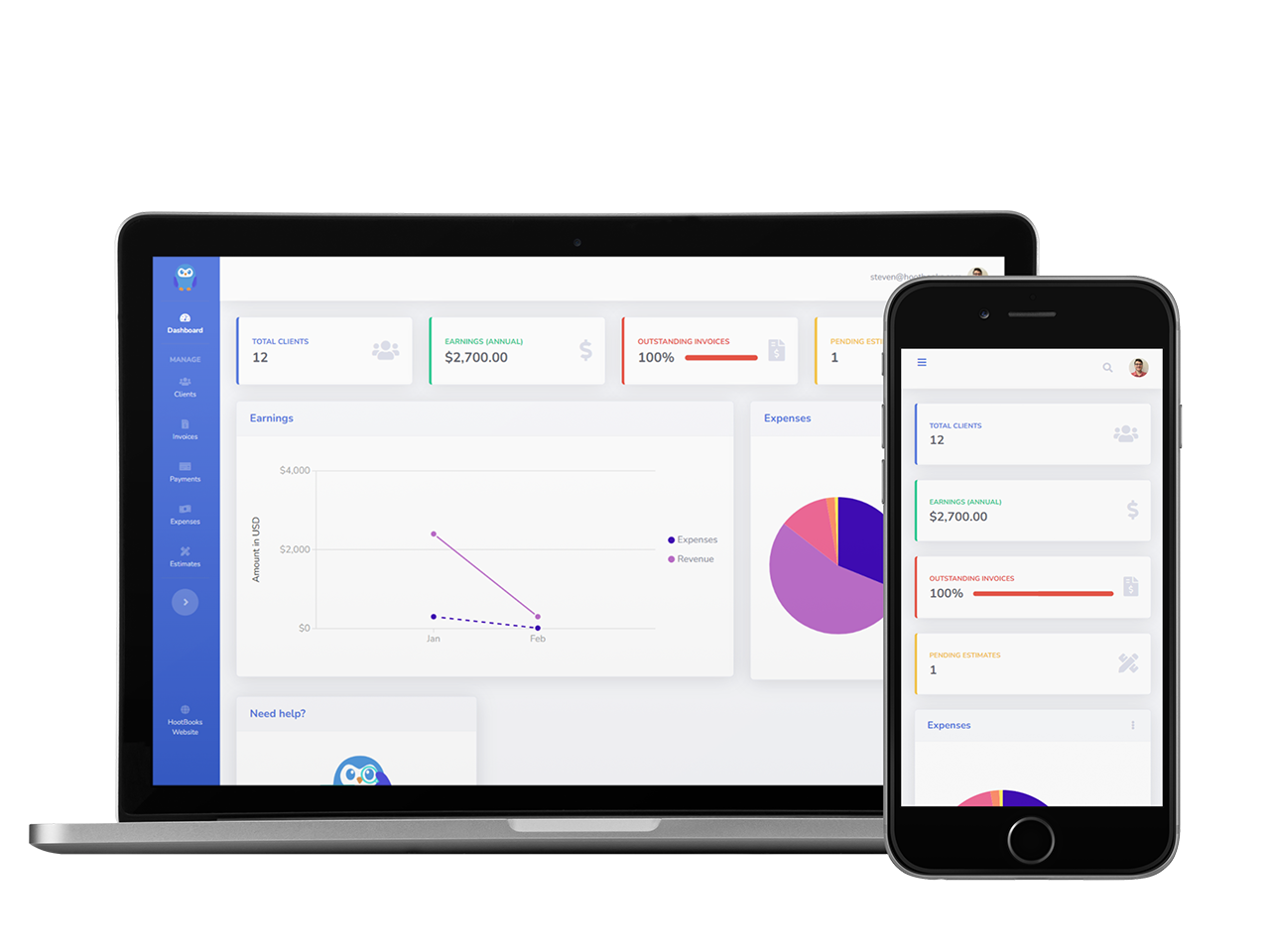 HootBooks on multiple devices